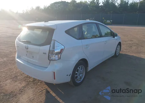 2012 Toyota Prius V Three из США, поврежденный, VIN JTDZN3EU6C3138876
